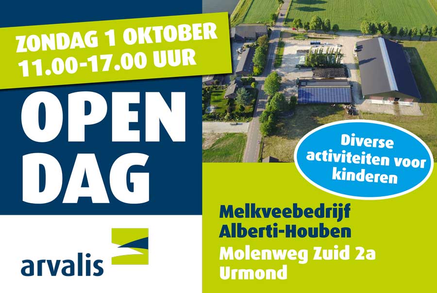 Zondag 1 oktober 2017: OPEN DAG MELKVEEBEDRIJF ALBERTI BERG AAN DE MAAS